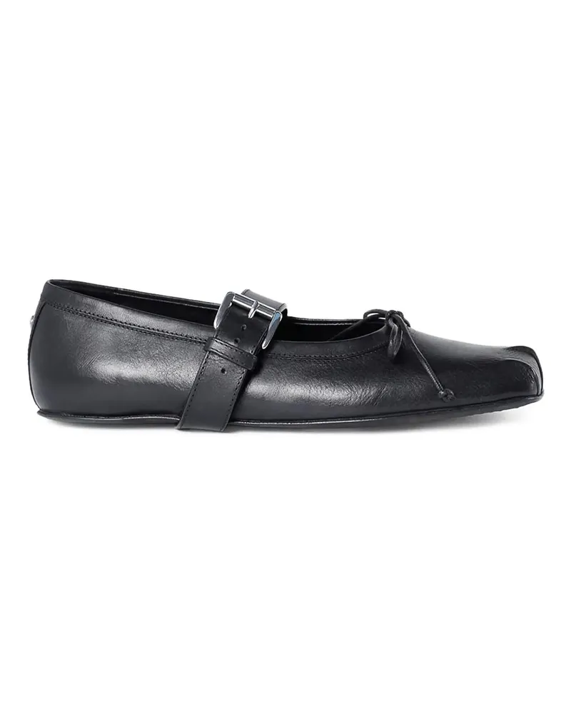 Ann Demeulemeester Ballerinas - Schwarz Schwarz