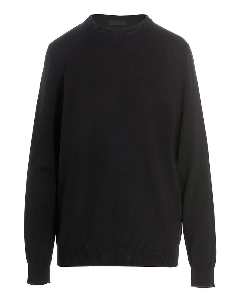 WARDROBE.NYC Wardrobe. NYC Rundhalspullover - Schwarz Schwarz