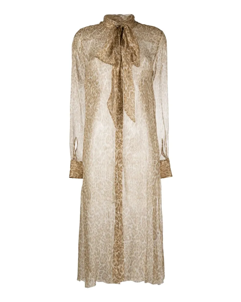 Ermanno Scervino Knielanges Kleid - Animal Animal
