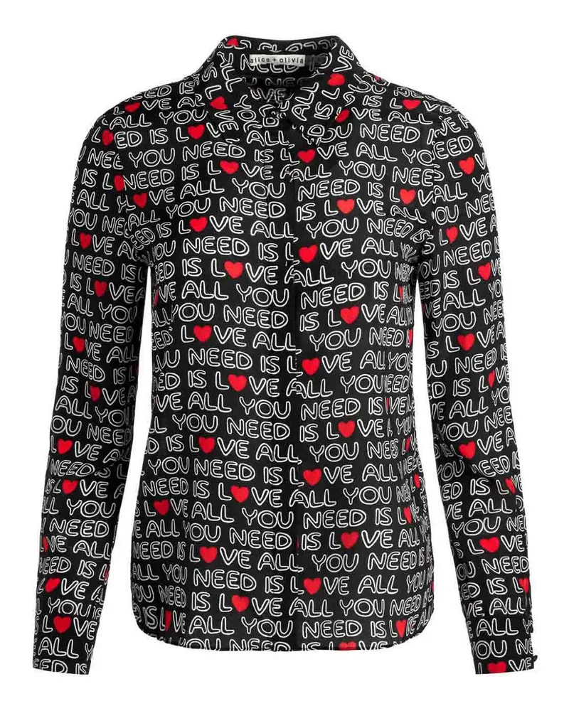 Alice + Olivia Top - Schwarz Schwarz