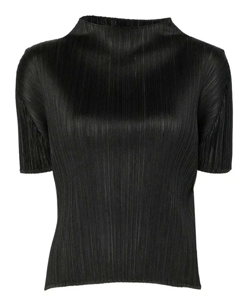 Issey Miyake Top - Schwarz Schwarz