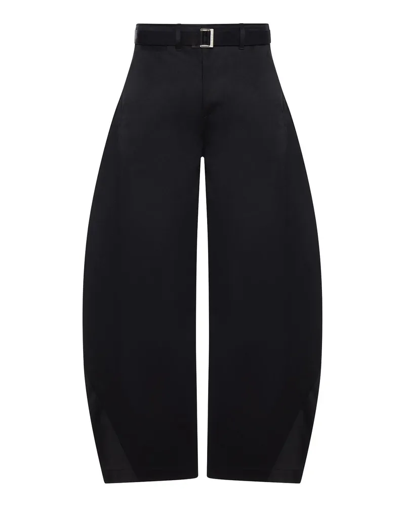 Sacai Casual Hose - Schwarz Schwarz