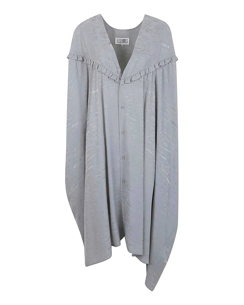 Maison Margiela Knielanges Kleid - Grau Grau
