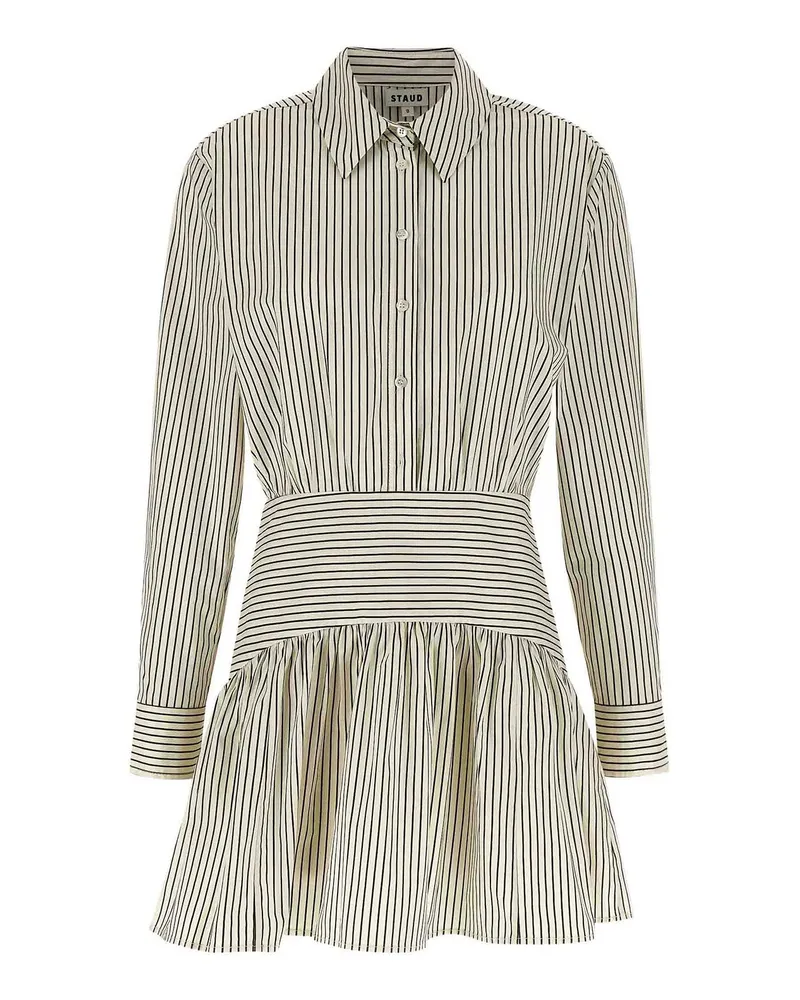 STAUD Knielanges Kleid - Weiß Weiß