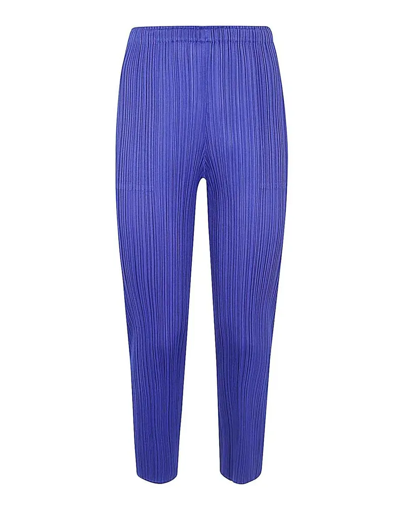 Issey Miyake Casual Hose - Blau Blau