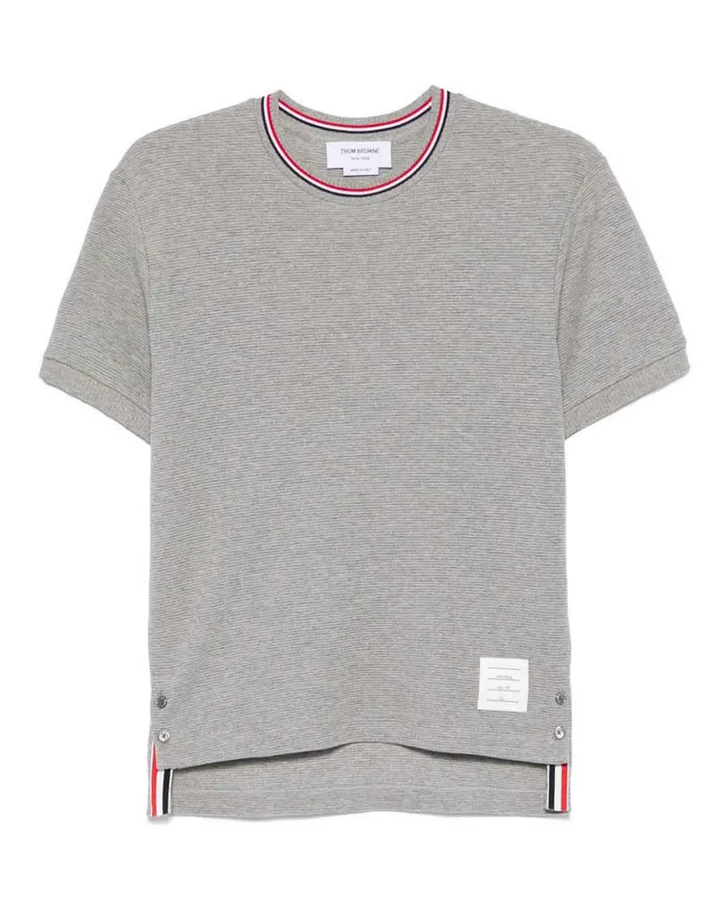 Thom Browne T-Shirt - Hellgrau Hellgrau