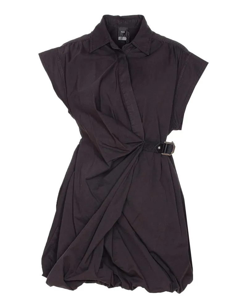Pinko Knielanges Kleid - Schwarz Schwarz