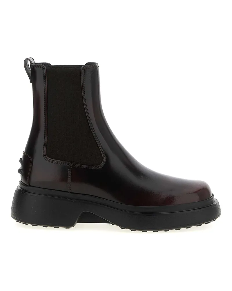 TOD'S Stiefeletten - Dunkelrot Dunkelrot