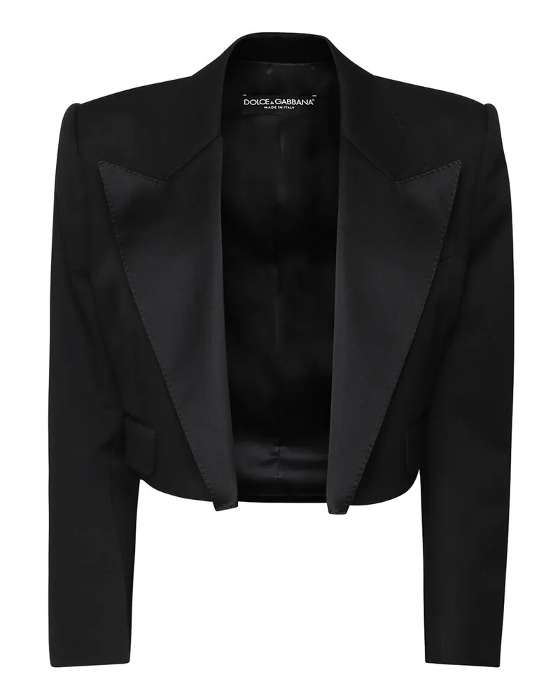 Dolce & Gabbana Casualjacke - Schwarz Schwarz