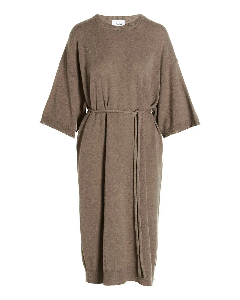 NUDE Maxikleid - Beige Beige