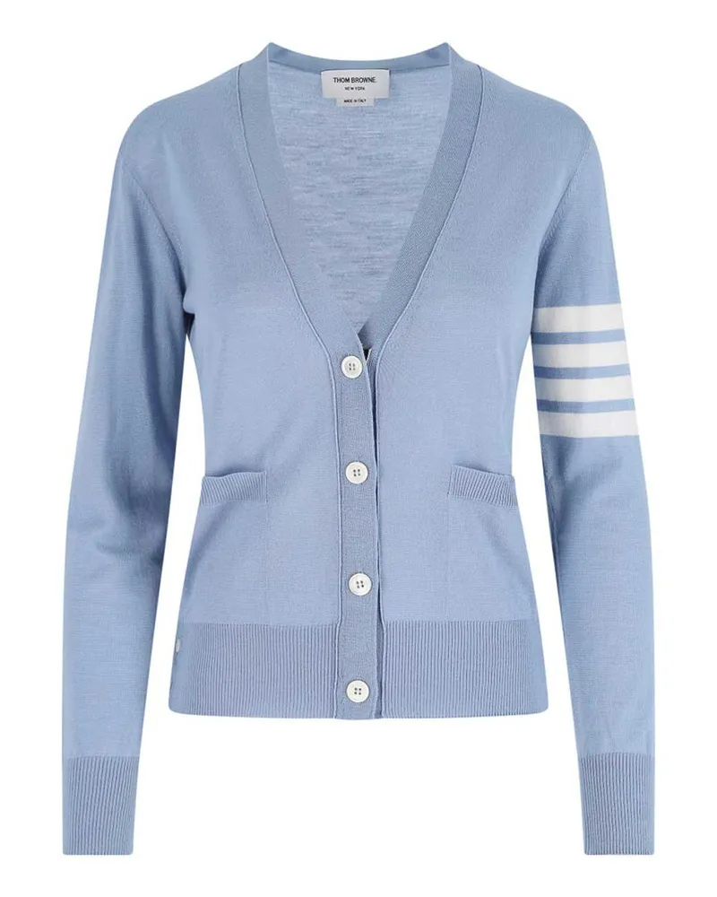 Thom Browne Cardigan - Blau Blau