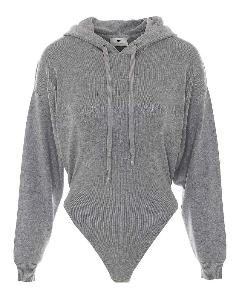 Elisabetta Franchi Top - Grau Grau