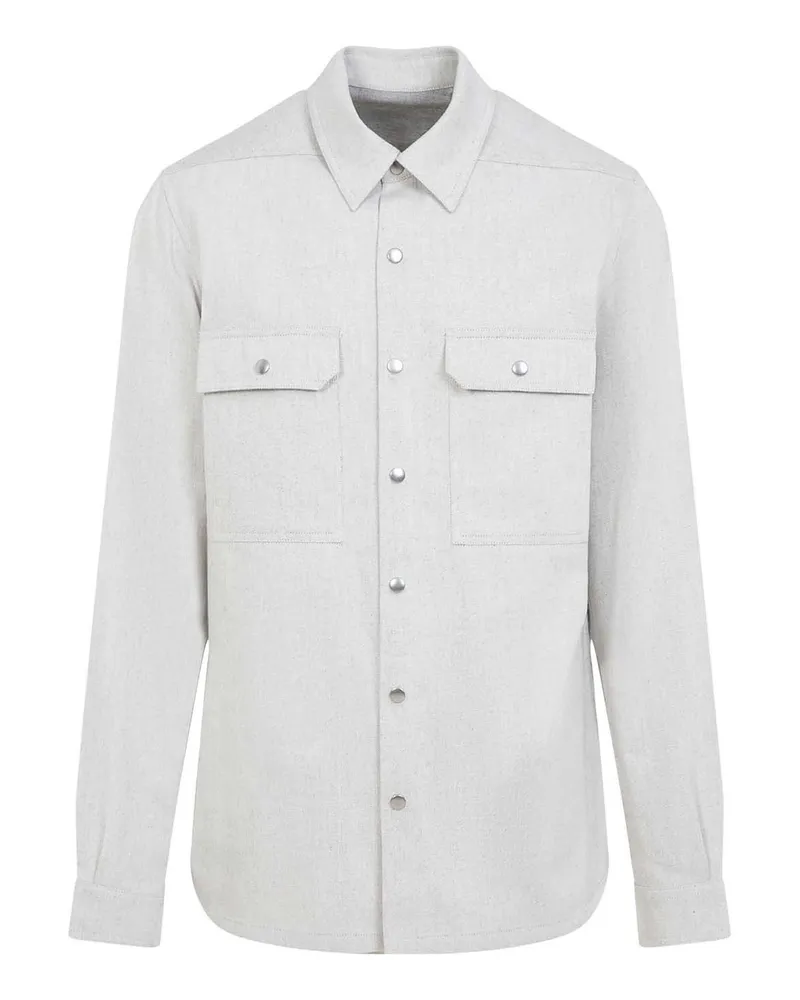 Rick Owens Hemd - Grau Grau