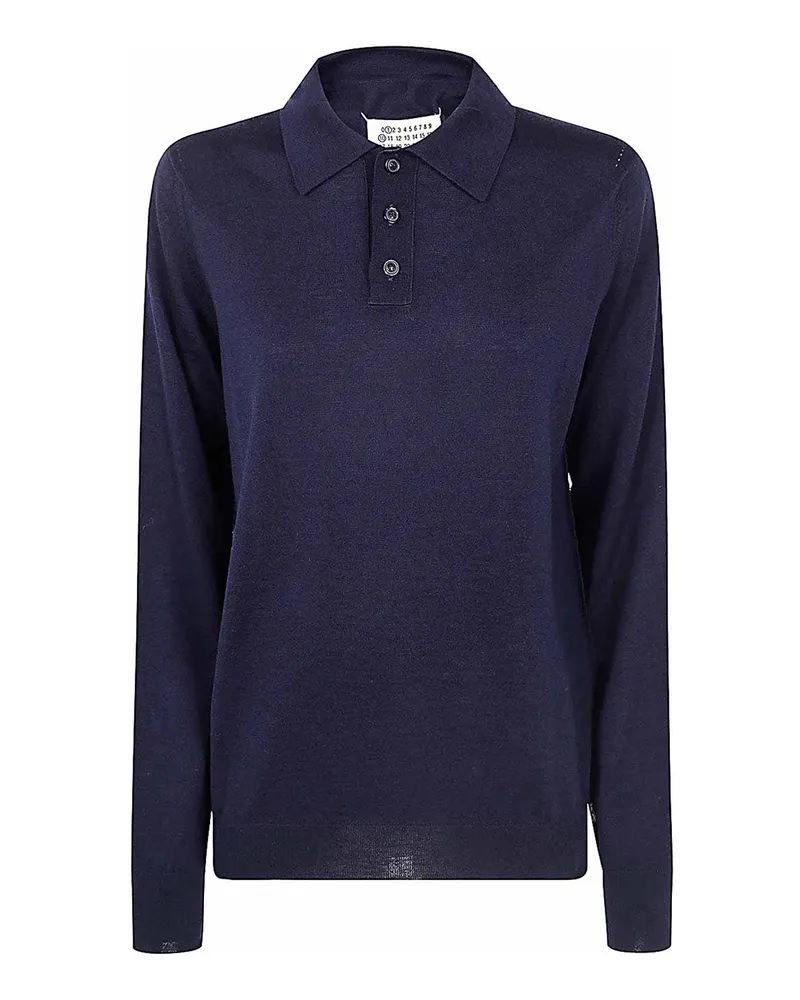 Maison Margiela Poloshirt - Blau Blau