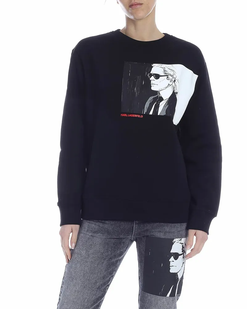 Karl Lagerfeld Sweatshirt - Schwarz Schwarz