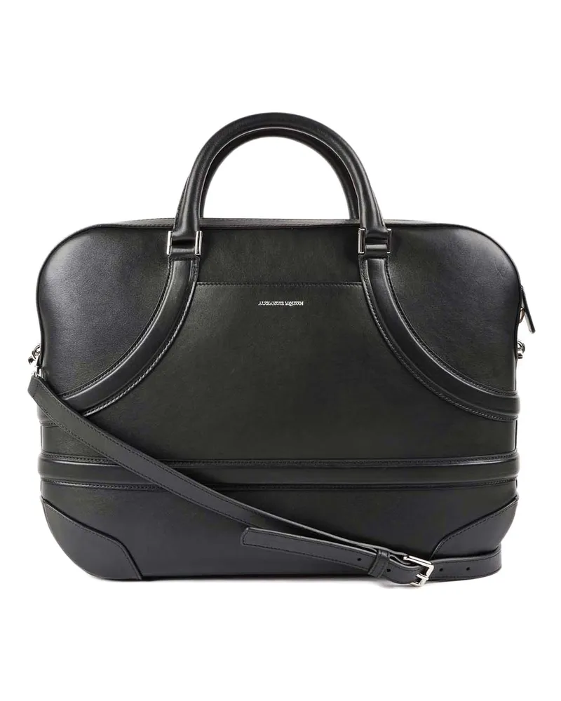 Alexander McQueen Aktentasche - Einfarbig Schwarz