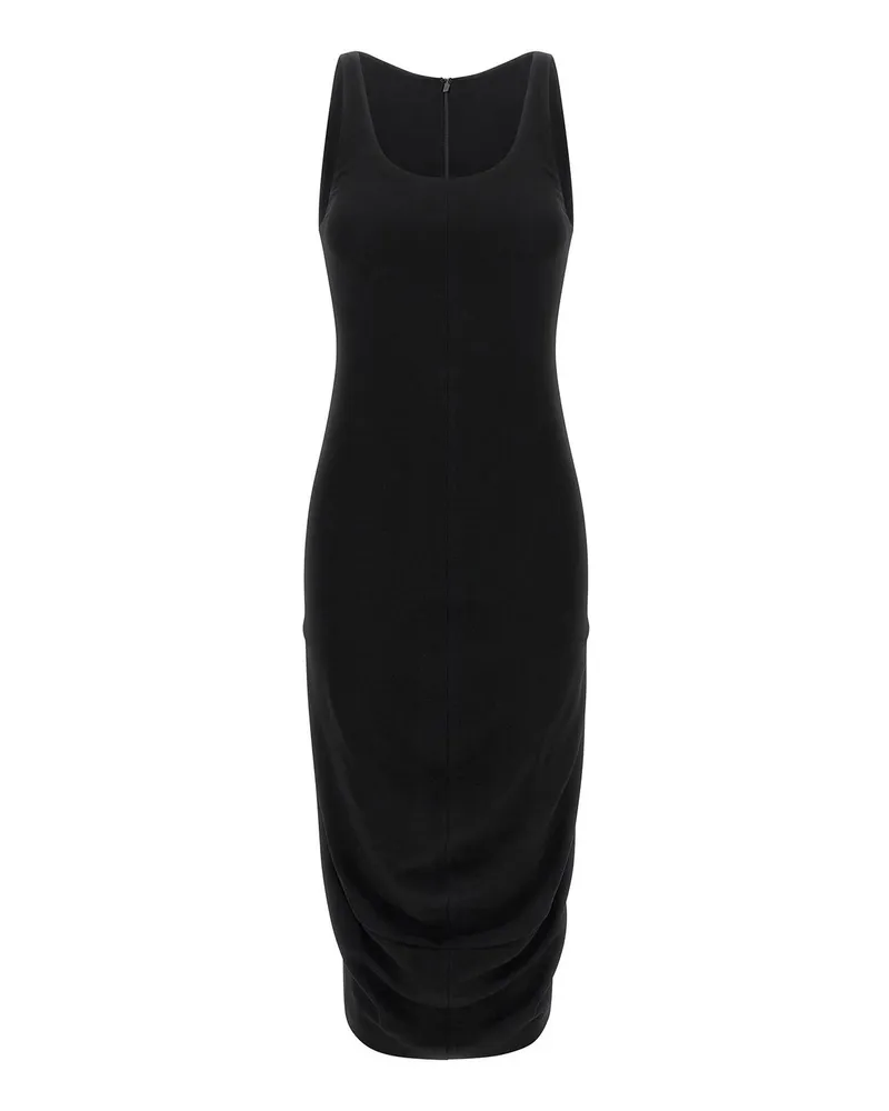 Jacquemus Knielanges Kleid - Schwarz Schwarz