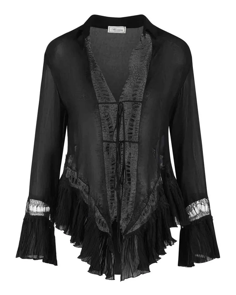Blumarine Hemd - Schwarz Schwarz