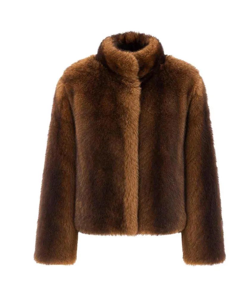 Yves Salomon Rollkragenpullover - Braun Braun