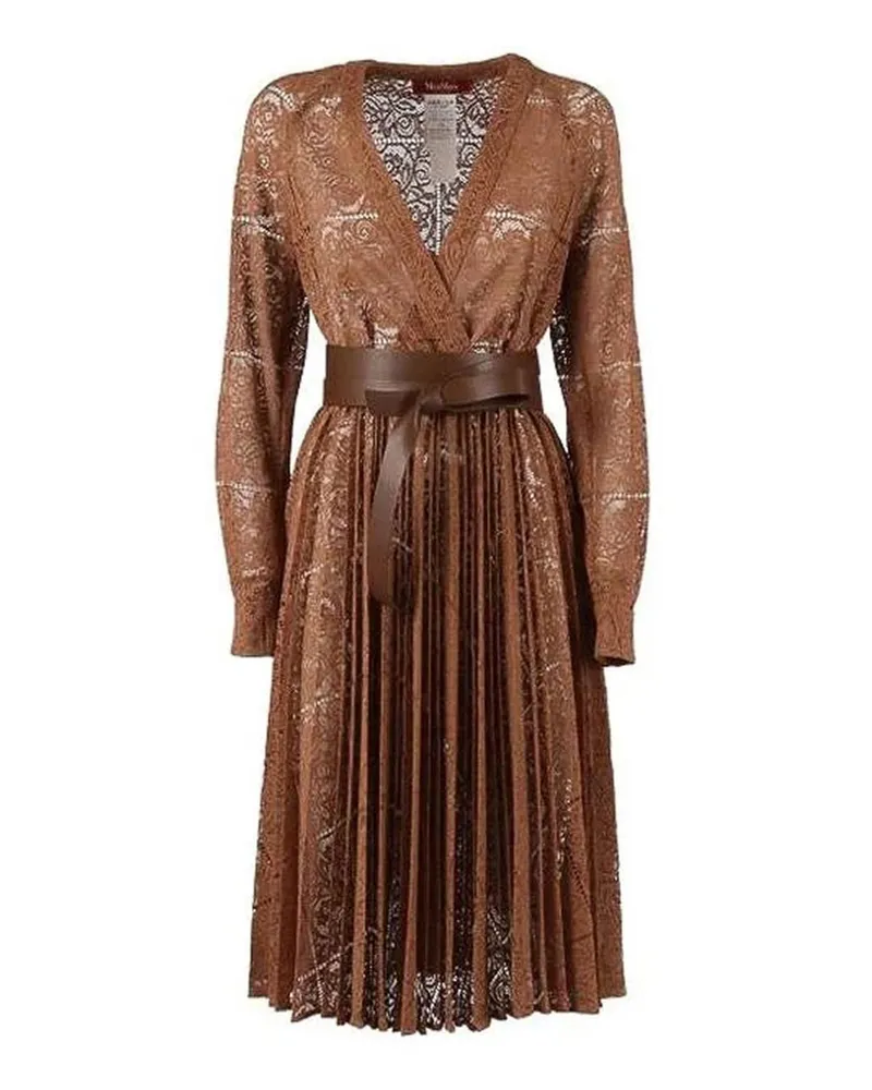 Max Mara Abendkleid - Braun Braun