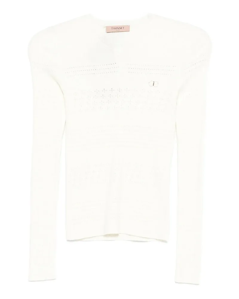 Twin-Set Top - Creme Creme