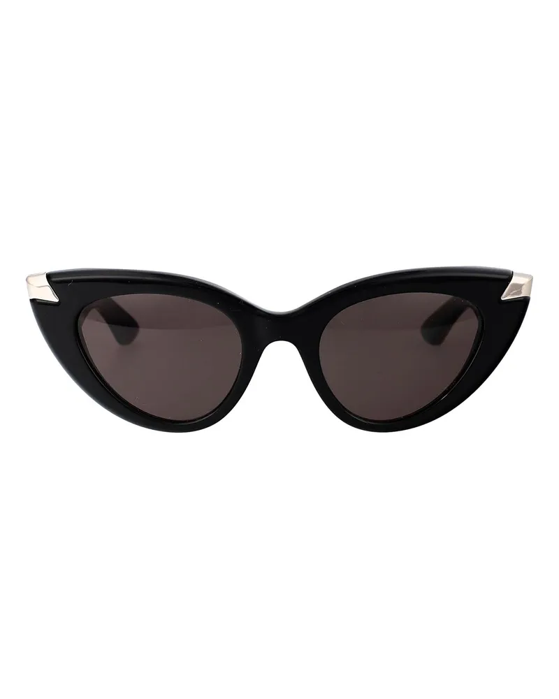 Alexander McQueen Sonnenbrille - Schwarz Schwarz