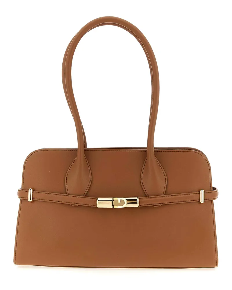 Furla Schultertasche - Braun Braun
