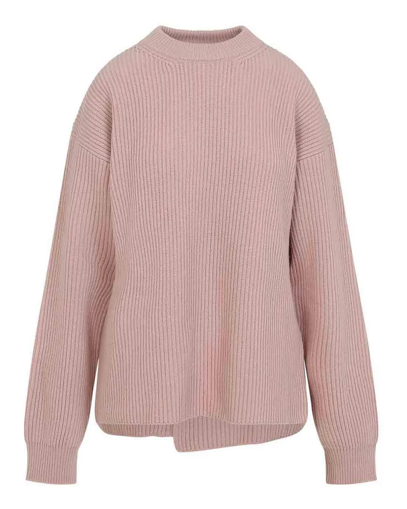 Jil Sander Rundhalspullover - Hellrosa Hellrosa