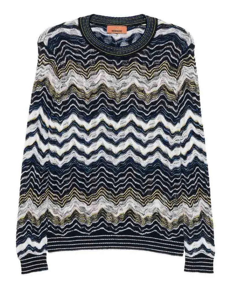 Missoni Rundhalspullover - Hellblau Hellblau