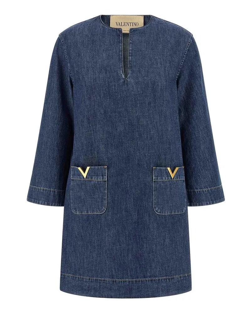 Valentino Garavani Knielanges Kleid - Blau Blau