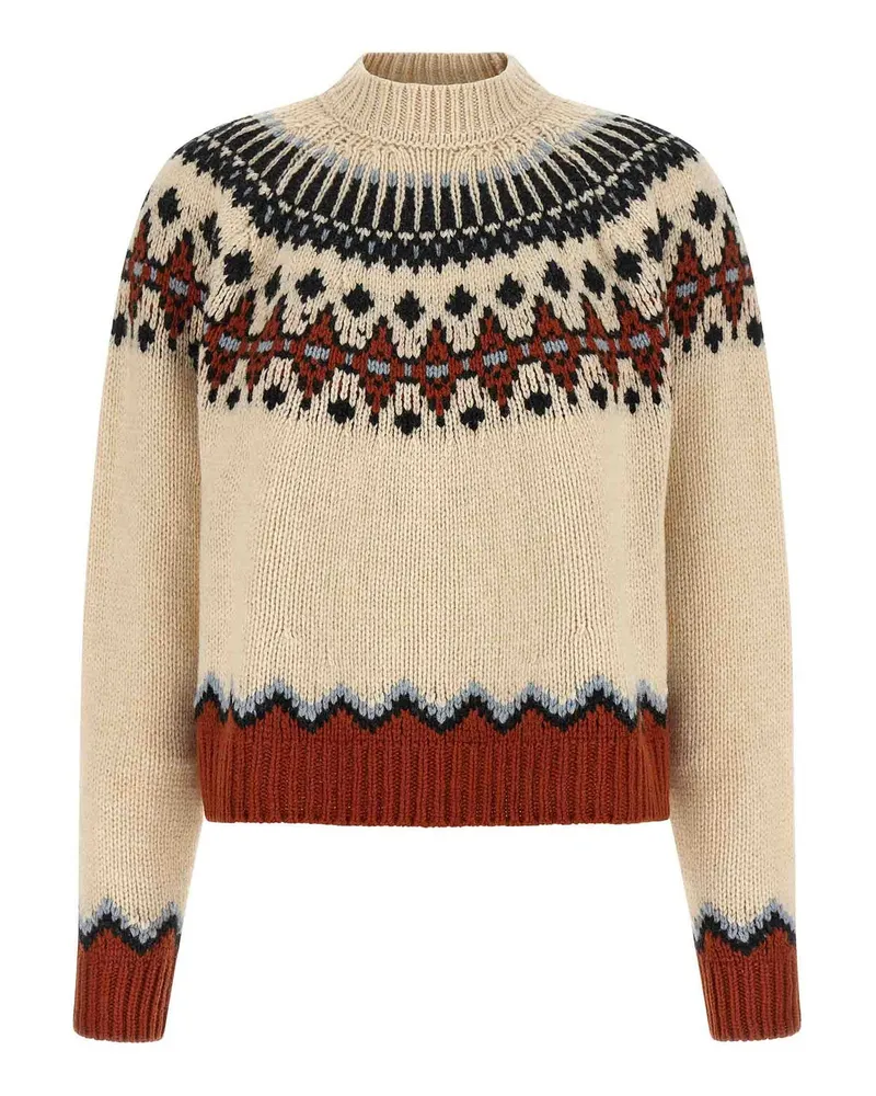 Alanui Rundhalspullover - Beige Beige