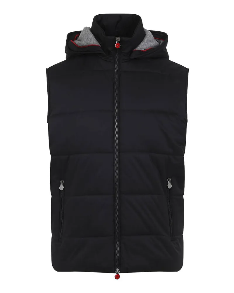 Kiton Casualjacke - Schwarz Schwarz