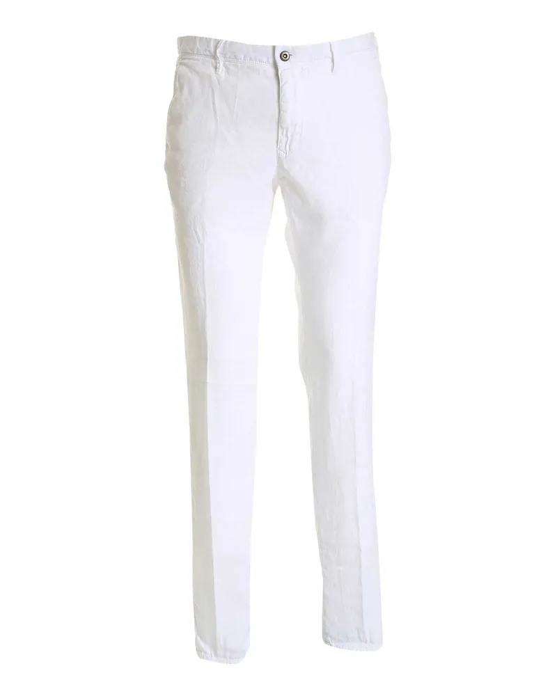 Incotex Casual Hose - Weiß Weiß