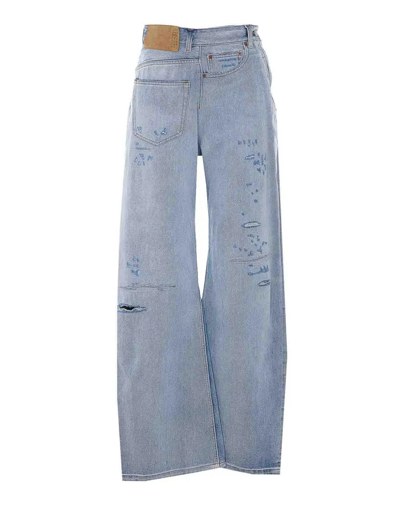 Maison Margiela Straight Leg Jeans - Blau Blau