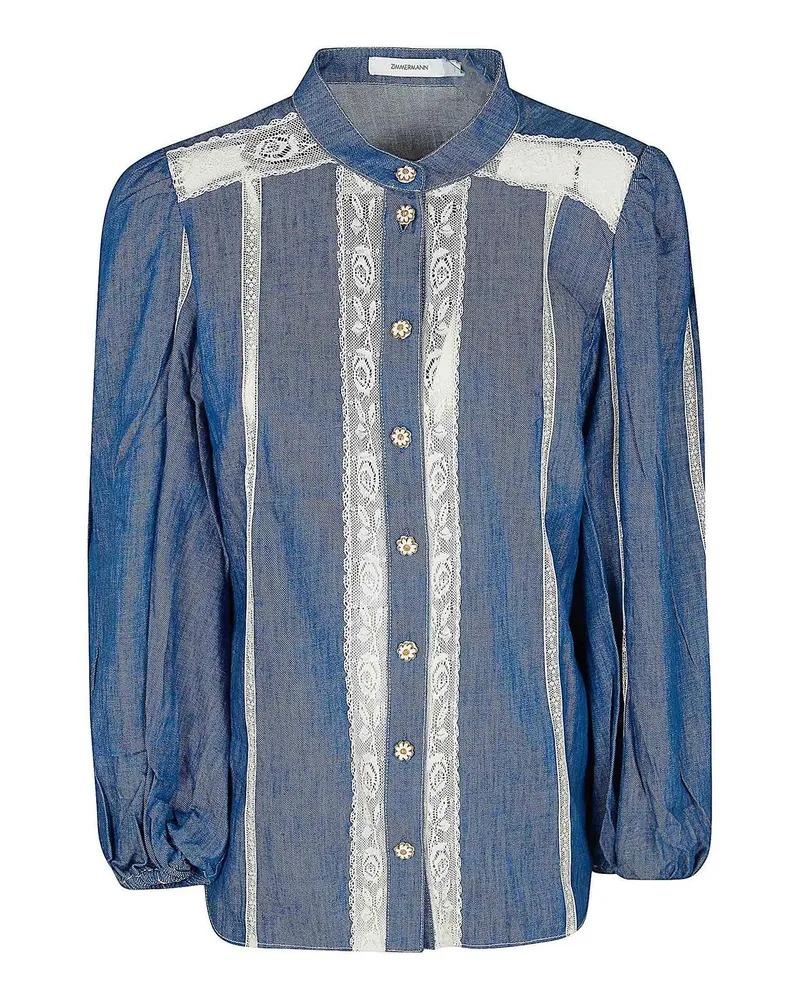 Zimmermann Hemd - Blau Blau