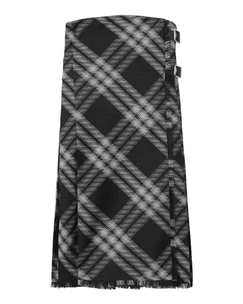 Burberry Knielanges Kleid - Schwarz Schwarz