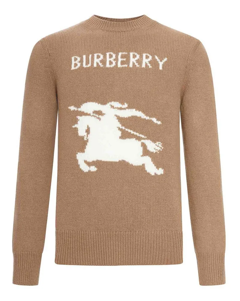 Burberry Rundhalspullover - Braun Braun