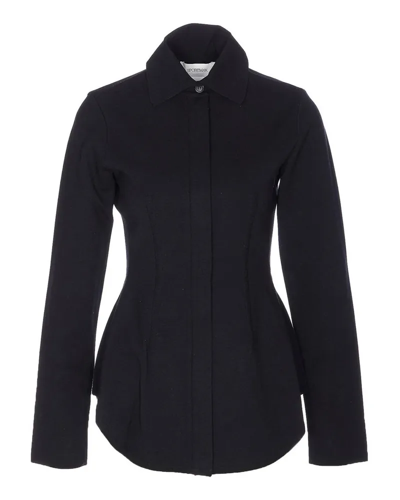 SPORTMAX Hemd - Schwarz Schwarz