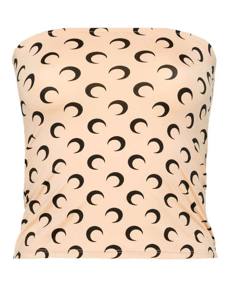 Marine Serre Top - Beige Beige