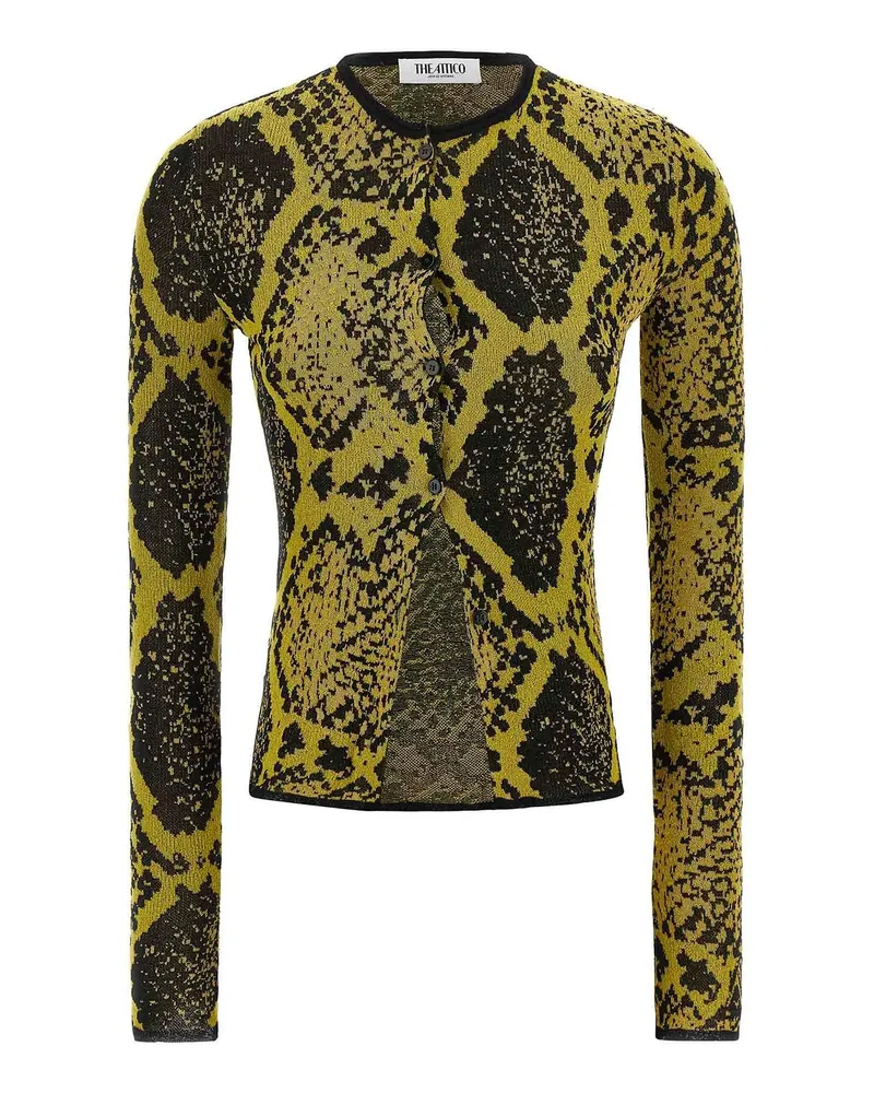 ATTICO Cardigan - Gelb Gelb