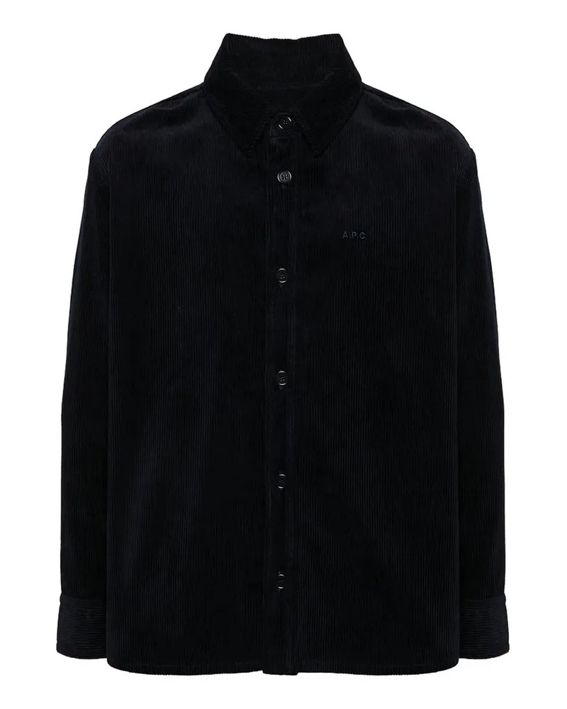 A.P.C. A. P.C. Casualjacke - Blau Blau