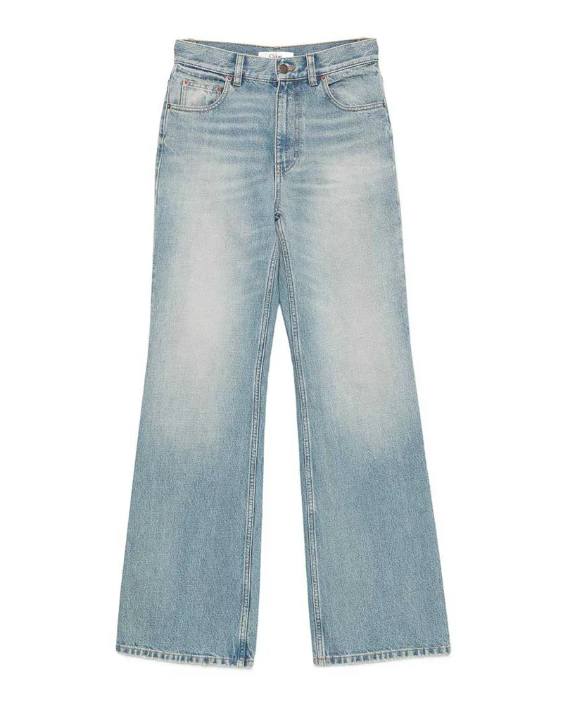 Chloé Schlagjeans - Hellblau Hellblau