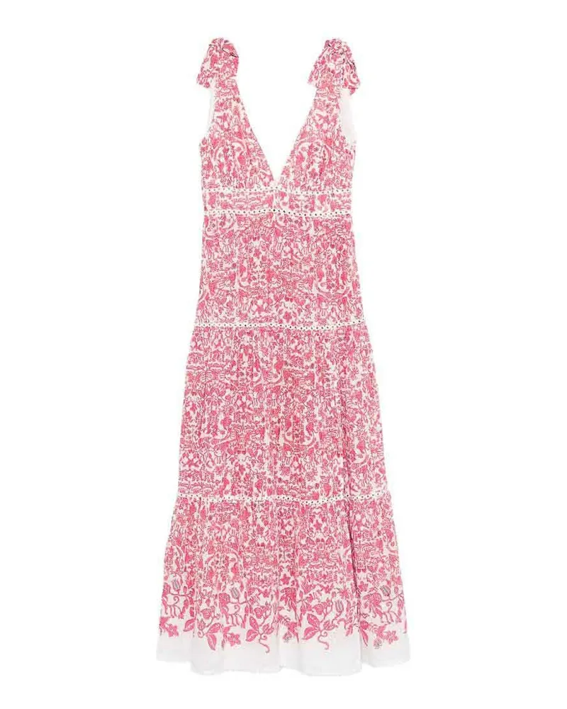 Poupette St Barth Maxikleid - Rosa Rosa