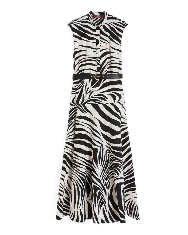 Max Mara Maxikleid - Schwarz Schwarz