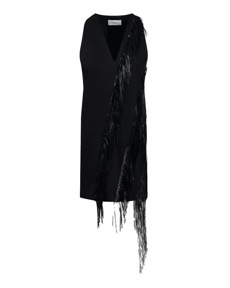 SPORTMAX Knielanges Kleid - Schwarz Schwarz