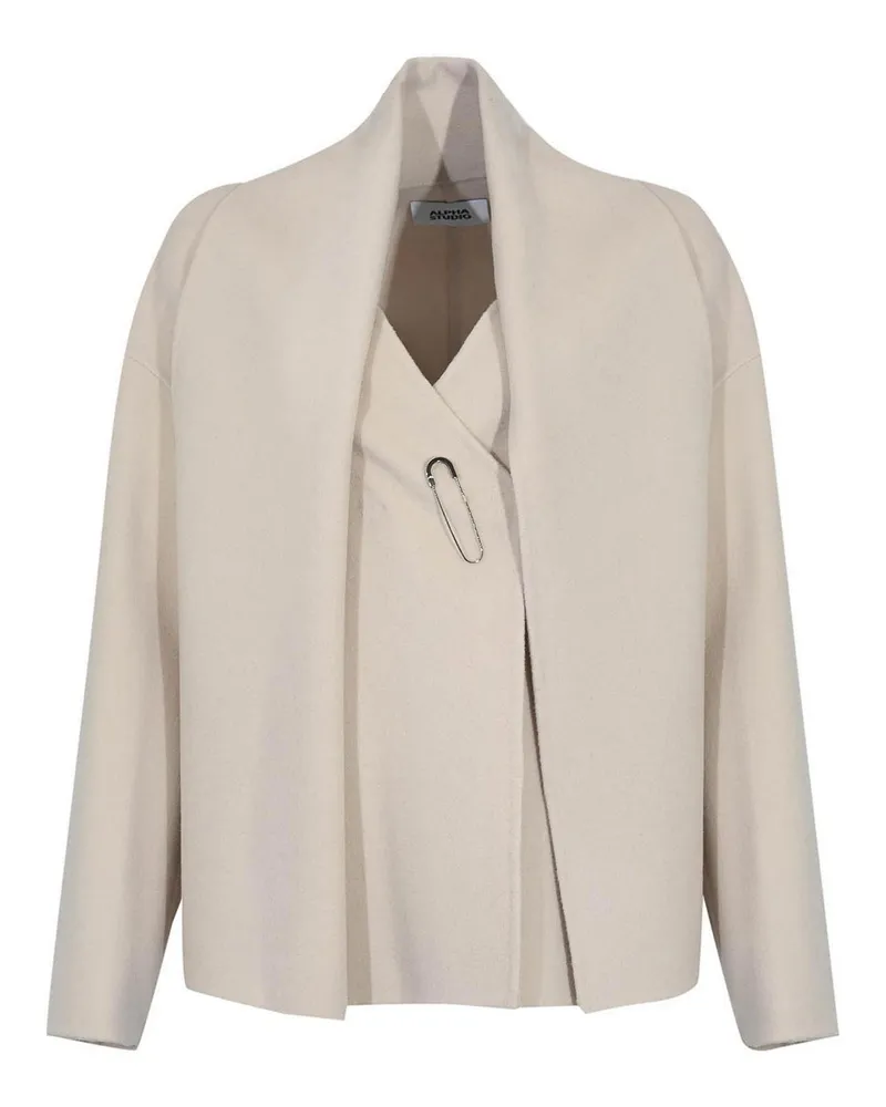 Alpha Studio Kurzer Mantel - Hellrosa Hellrosa