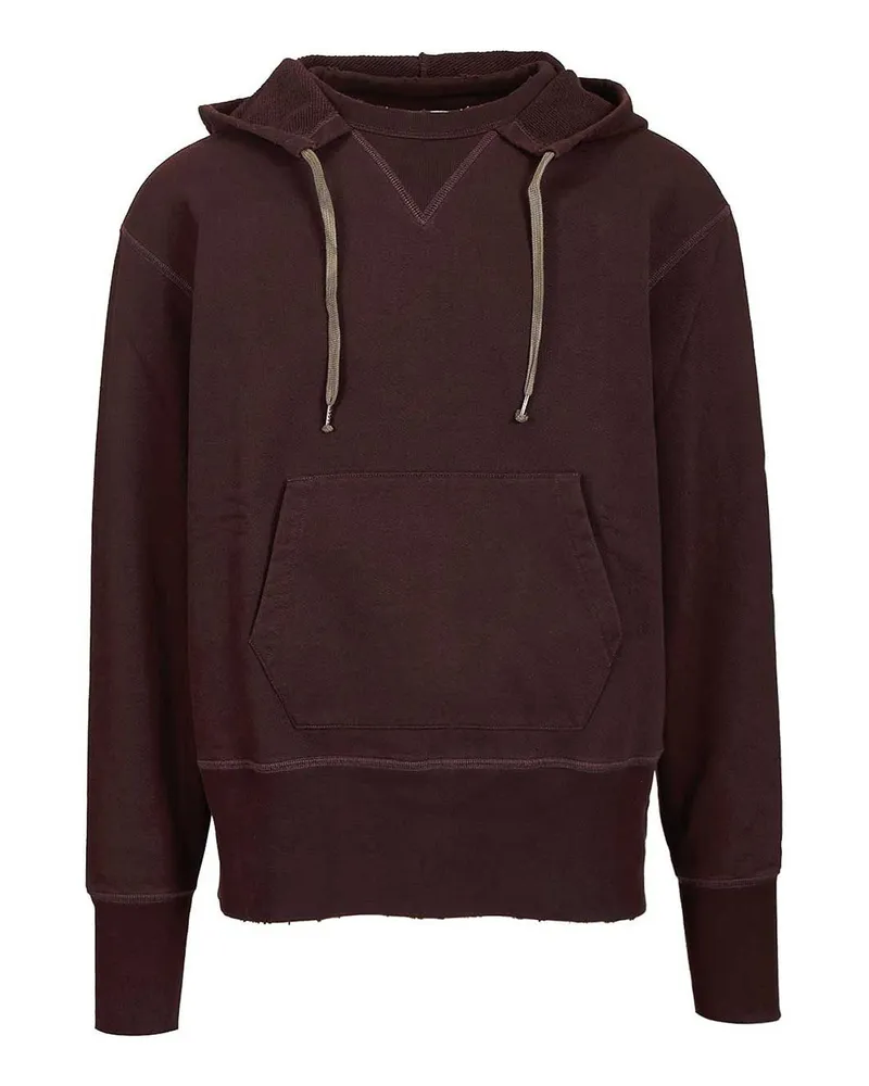 Maison Margiela Sweatshirt - Dunkelrot Dunkelrot