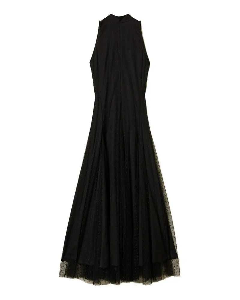 Twin-Set Knielanges Kleid - Schwarz Schwarz