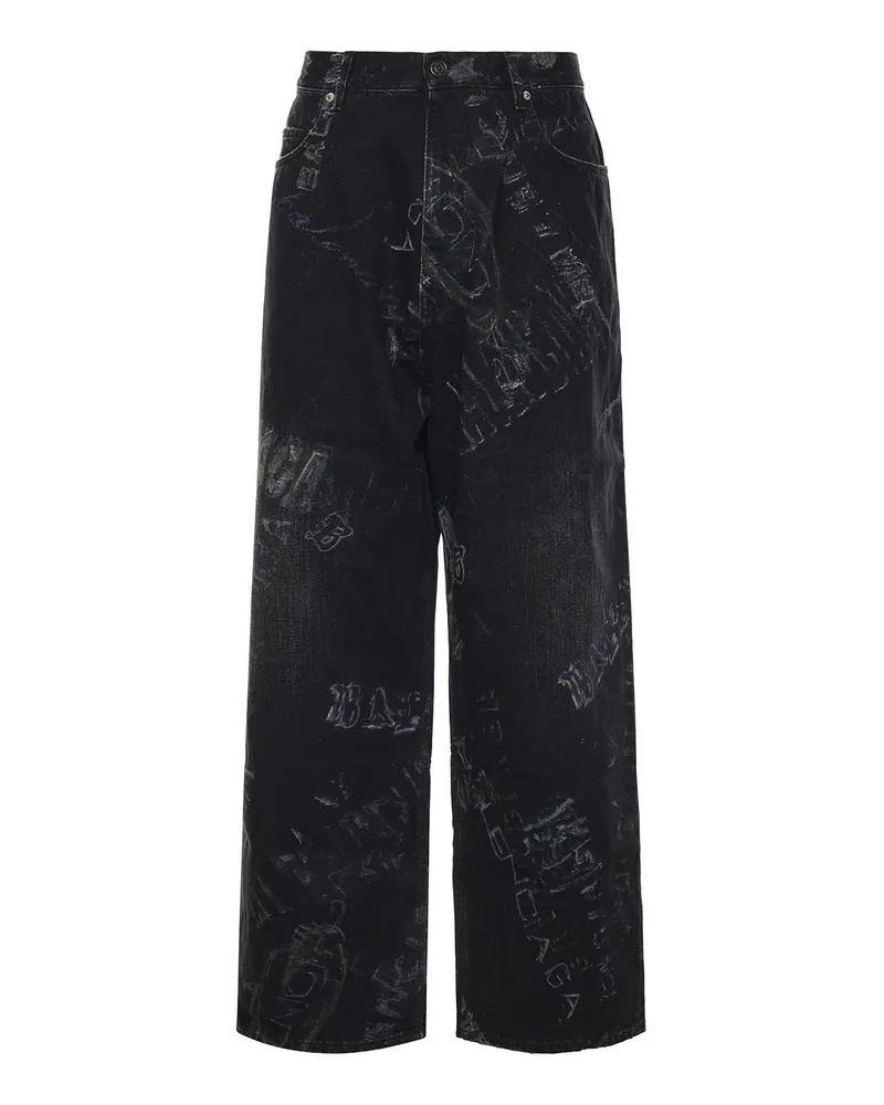 Balenciaga Casual Hose - Schwarz Schwarz