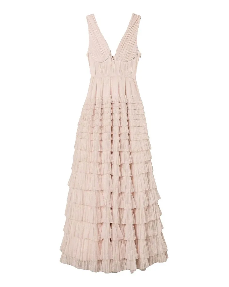 Twin-Set Maxikleid - Nude Nude